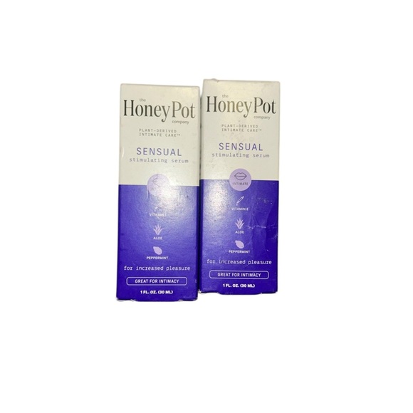 2 new Honey Pot Plant Derived Intimate Care Sensual Stimulating Serum 1 Fl Oz - Picture 1 of 2